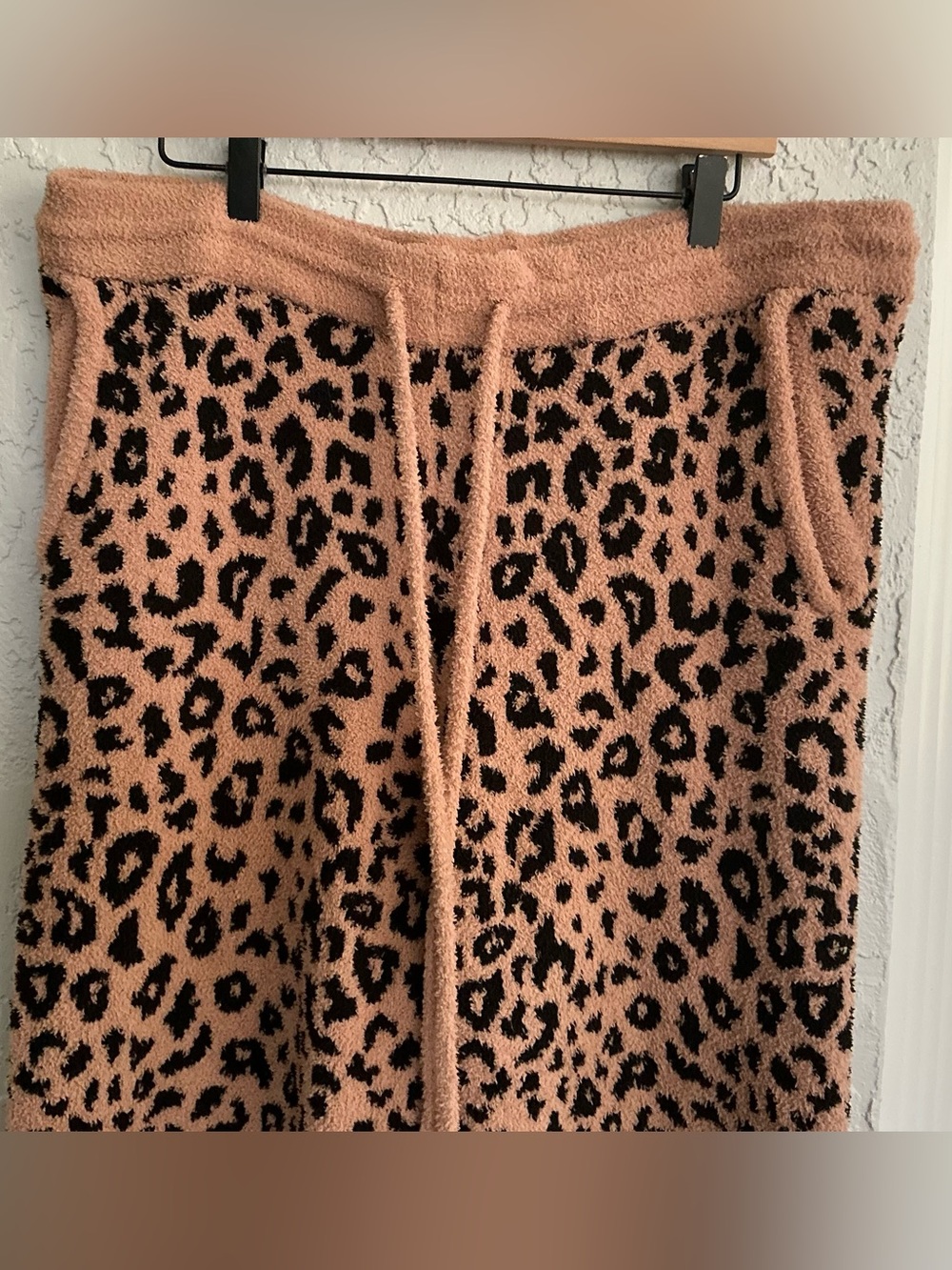 JoySpun Cozy Leopard Print Lounge Pants - Tan & Black - Picture 2 of 8